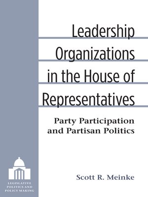 cover image of Leadership Organizations in the House of Representatives